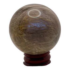 Blue Flash Moonstone Sphere